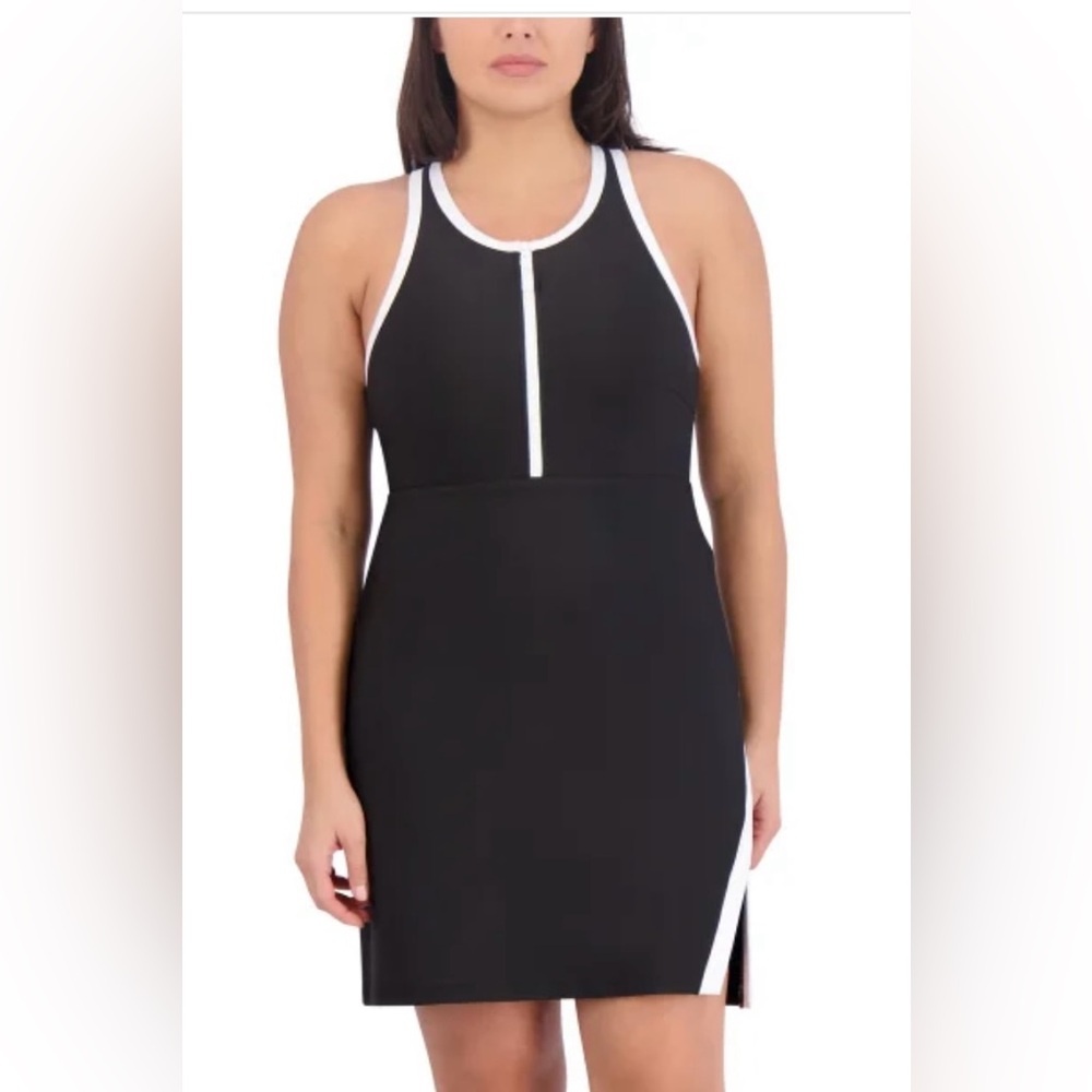 SAGE Collective Sm Ladies Active/Tennis Splice Racerback Dress w/ shorts NWT